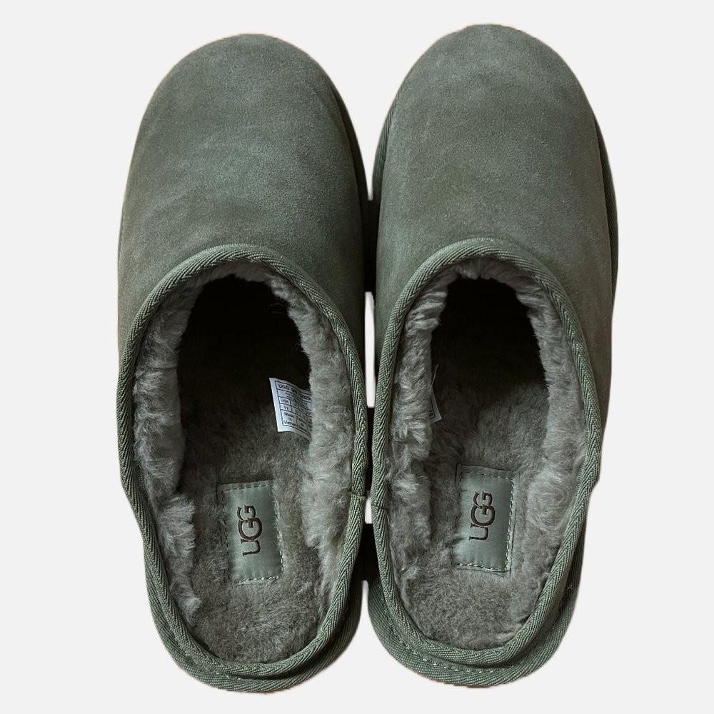 NWOT! UGG‎ MEN'S CLASSIC SLIP ON SLIPPERS-GREEN/11